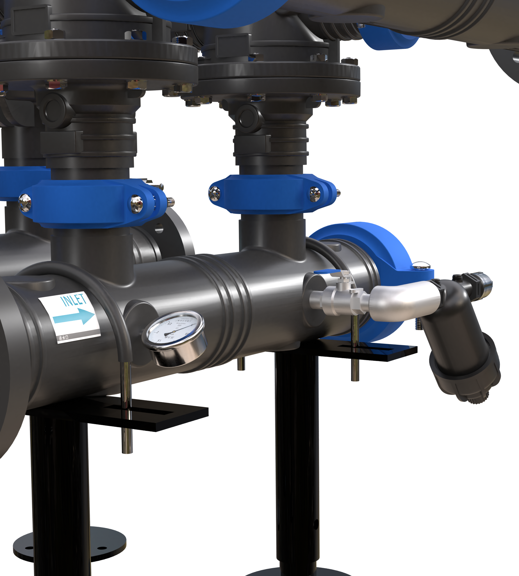 Rainirri Self-cleaning Automatic Backwash Filter System for Industrial Water Treatment And Agriculture Irrigation