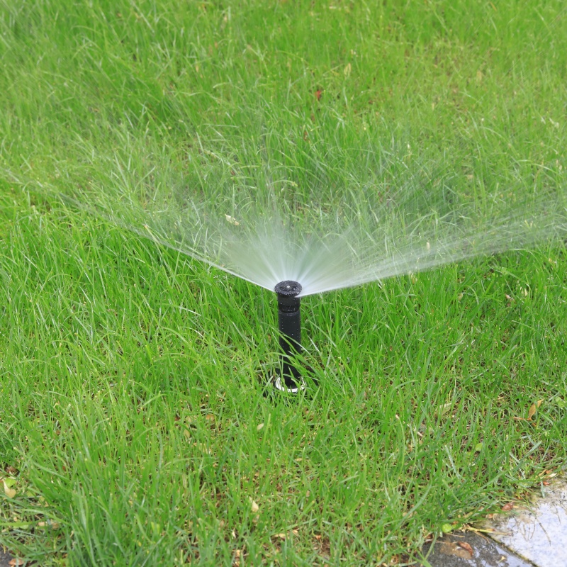 Rainirri Adjustable Pop Up Garden Scattering Rectangle Sprinklers for Landscape Architecture Irrigaiton System