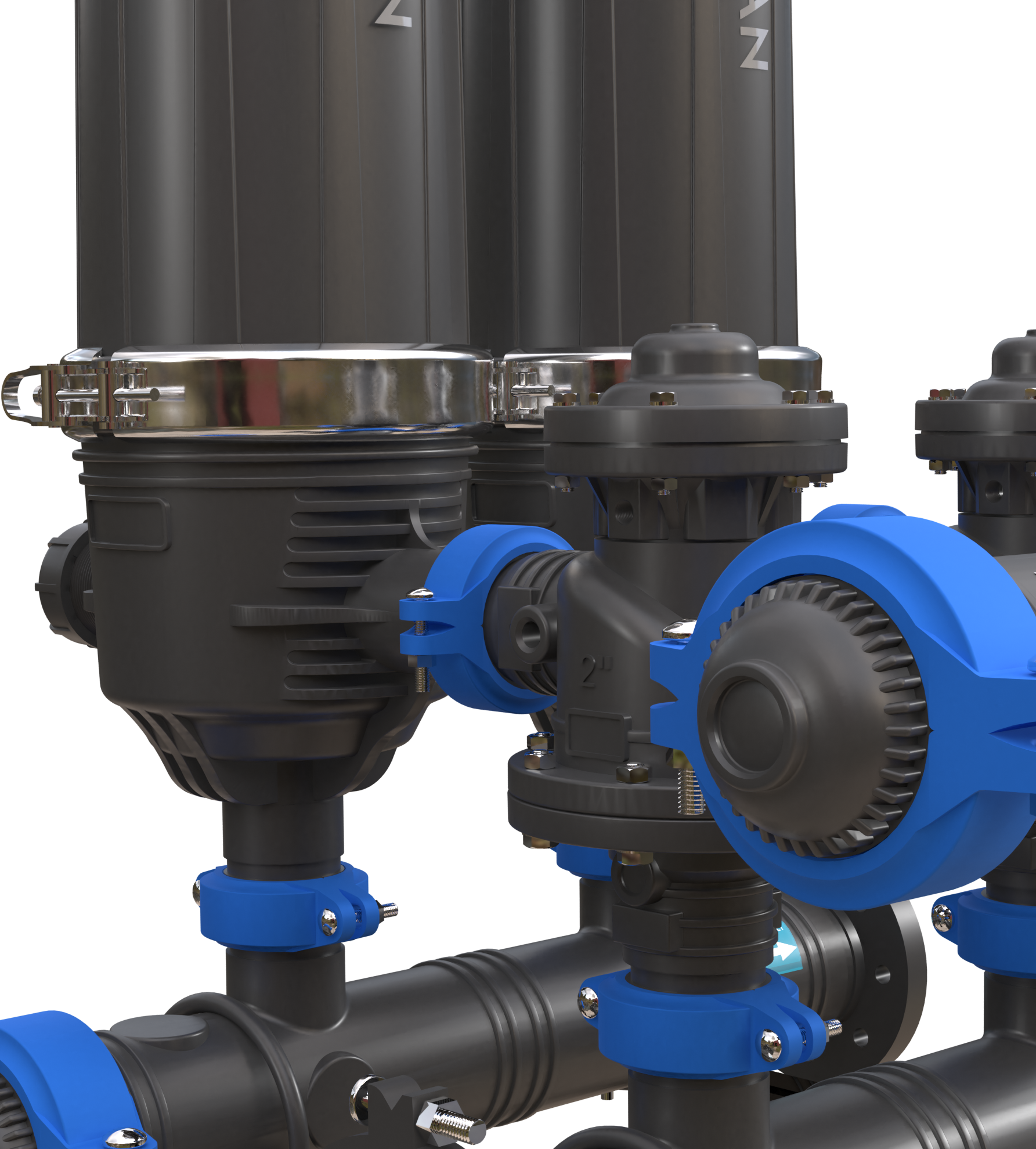 Rainirri Self-cleaning Automatic Backwash Filter System for Industrial Water Treatment And Agriculture Irrigation