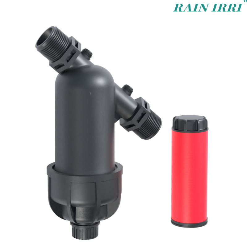 Rainirri PP Mateiral Y Type Manual Disc Filter for Landscape And Small Agriculture Irrigation System 