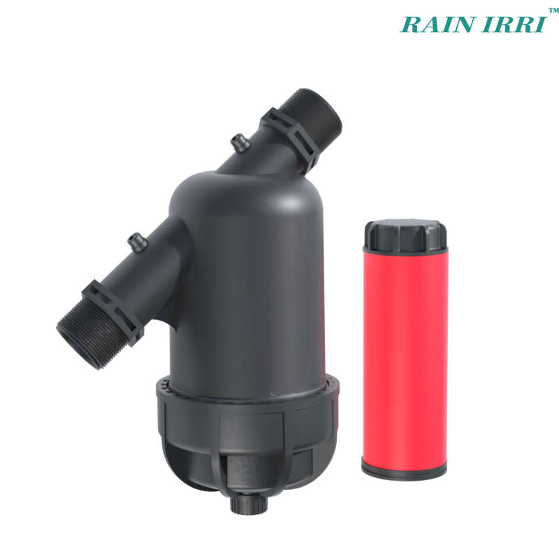 Rainirri PP Mateiral Y Type Manual Disc Filter for Landscape And Small Agriculture Irrigation System 