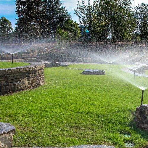 Scattering Nozzles and In - Ground Sprinkler Systems