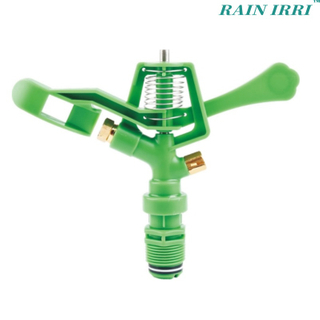 Rainirri Adjustable And Wholecircle Plastic Rotating Impact Sprinkler for Garden And Agriculture Irrigation System